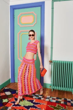Aden Skirt Pink>Celia B Sale
