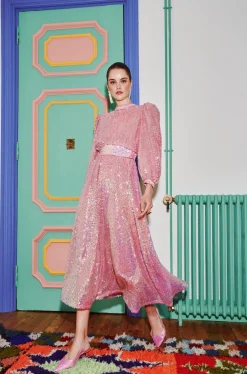 Bunzi Dress Pink><noscript><img width=