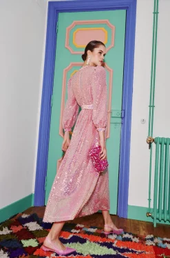 Bunzi Dress Pink><noscript><img width=