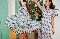 Coral Dress Blue>Celia B Outlet
