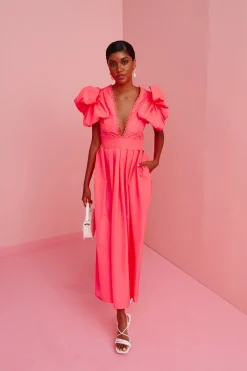 Curazao Dress Neon Pink>Celia B Best