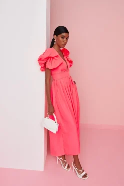 Curazao Dress Neon Pink><noscript><img width=