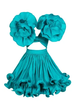Ethereal Dress Blue>Celia B New