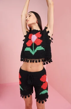 Gypsy Top Black>Celia B Hot
