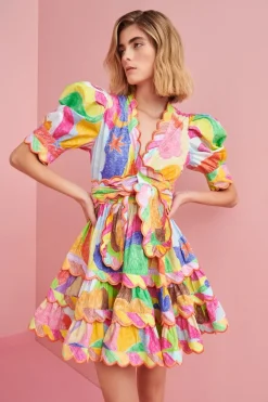Hortensia Dress Print>Celia B Outlet