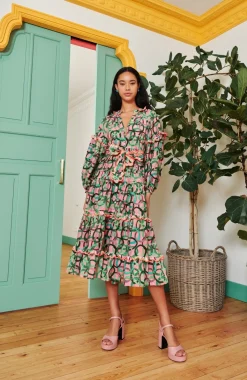 Nile Dress Multi>Celia B Hot