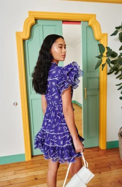Sabrina Dress Blue><noscript><img width=