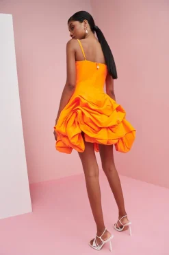 Serenity Dress Neon Orange><noscript><img width=