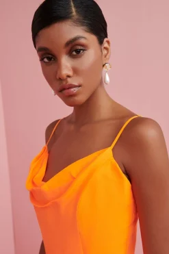 Serenity Dress Neon Orange><noscript><img width=