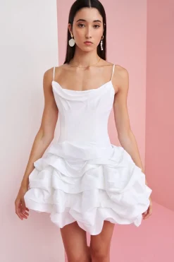 Serenity Dress Neon White>Celia B Sale