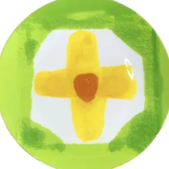 Yelow Iris Plate Set Of Two>Celia B Sale