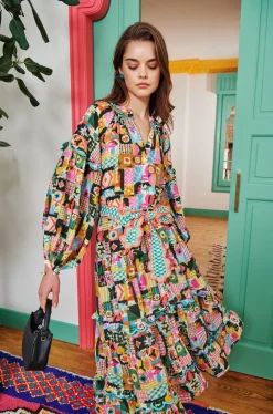 Zaire Dress Multi><noscript><img width=